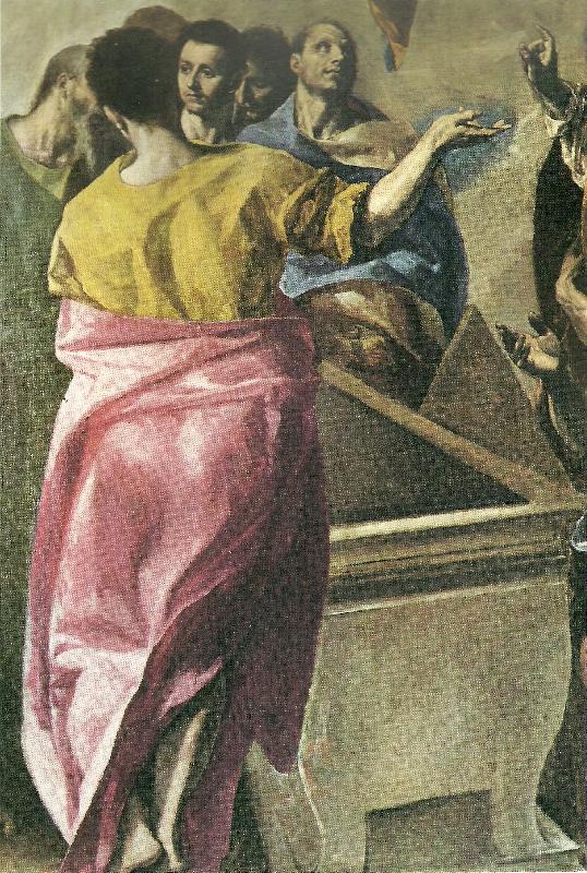El Greco assumption of the virgin,detail Norge oil painting art